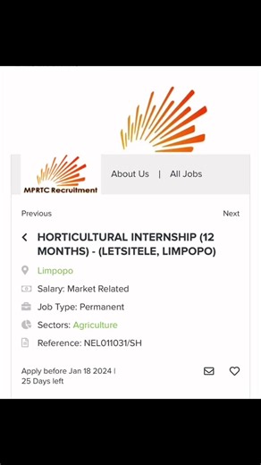 https://www.careers24.com/jobs/adverts/2094134-horticultural-internship-12-months-letsitele-limpopo-limpopo/?jobindex=2 | Jobs, Internships and Bursaries in S.A
