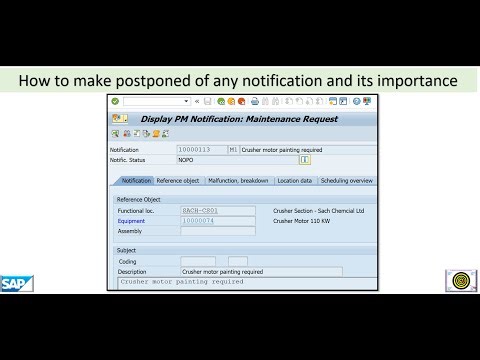 How to make postpone of any notification during notification creation and its importance?