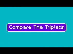 Compare The triplets Hackerrank with Solutions in java | List | LinkedList #java #coding
