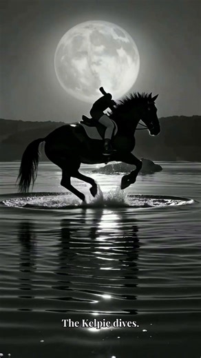 Don't mount the beautiful black horse #scary #legend #supernatural