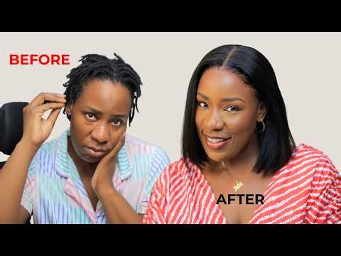 Bad Hair Day? This $99 Natural Layered Bob Wig Saved Me! | GRWM Errands Vlog | Nadula Hair 