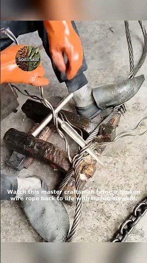 Skillful Wire Rope Repair The Art of Mending