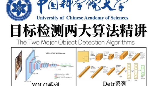 目标检测算法入门零基础必看教程，这绝对是今年最全最细的教程，精讲YOLOV1-V13 DETR系列算法，全程干货无废话！计算机视觉/机器学习/深度学习/神经网络