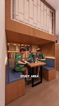 A Bedroom For 2 Brothers And 1 Sister With Secret Base And Study Area #shorts