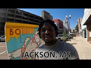 Jackson, Mississippi I Downtown Walk I Mississippi's State Capital I 4K