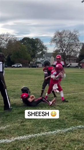 This Youth Football Hit Was INSANE 😳🏈