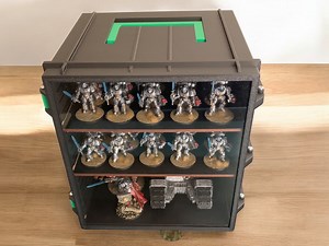 Miniatures Display Case: Medium 3D Printed Storage Carry Case Suitable for Warhammer Miniatures Etc - Etsy