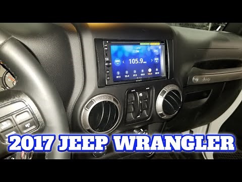 2017 jeep wrangler radio removal and install