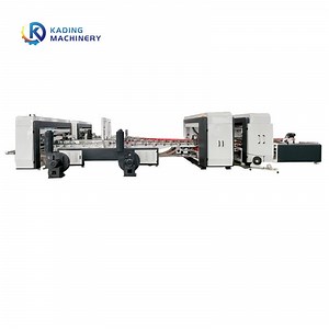 [Hot Item] Automatic Carton Box Making and Corrugated Box Folding Gluing Stitching Machine