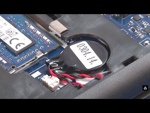 ThinkPad E450, E455, E450c Coin Cell Battery Replacement