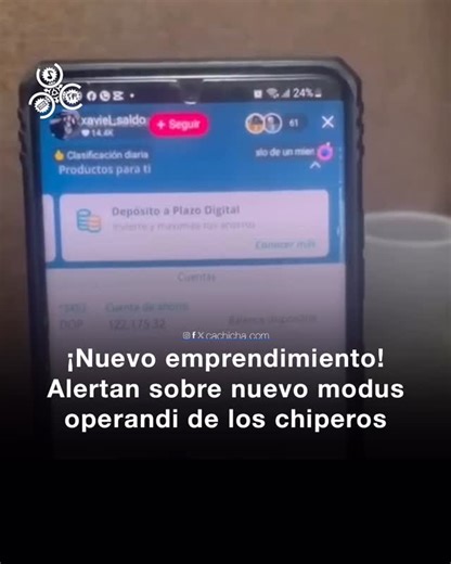 Cachicha TV | La periodista @julissacespedes alertó sobre un nuevo modus operandi utilizado por los llamados “chiperos”, quienes ahora recurren a... | Instagram