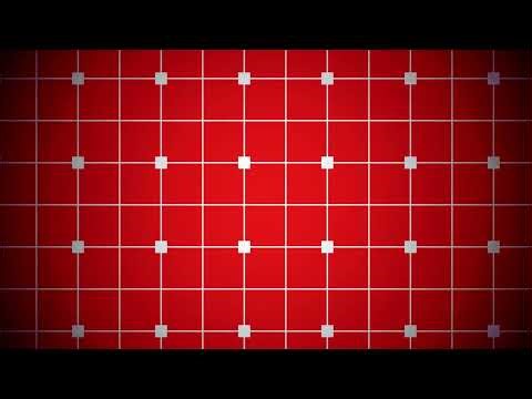 Dynamic Tech Background Loop | 1 Hour of Red Grid Motion Animation 🔴