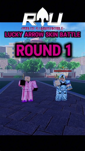 Lucky arrow skin battle #jojo #jjba #jojosbizarreadventure #roblox #riu
