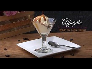 Affogato - How to make Italian Iced Coffee Dessert