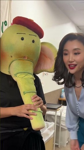 『BOOP! The Musical』祝いに来てくれた笛吹き象さんにインタビュー🎤🐘