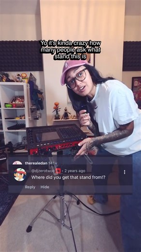 Is this the BEST stand you can get for finger drumming live performance?