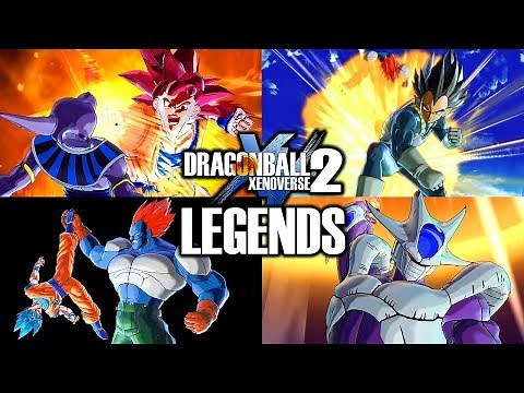 *NEW* BIG LEGENDS ANIMATED SKILL PACK! Dragon Ball Xenoverse 2 Epic DB Legends Custom Skills