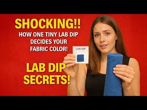 Episode 22: Shocking!! How One Tiny Lab Dip Decides Your Fabric Color!