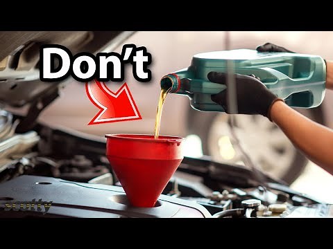 Never Fill Your Engine Oil Like This