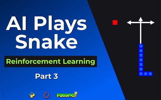 教人工智能玩贪吃蛇--使用 PyTorch 和 Pygame 的强化学习教程（第 3 部分）