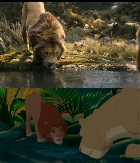 Simba and Nala Live-Action Edit | Lion King Scene