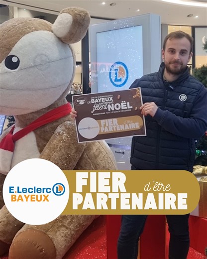 🎄 E.Leclerc Bayeux, partenaire de Bayeux Fête Noël 🎄 Présents tout au long de l’année, ils nous accompagnent aussi pour faire vivre la magie des fêtes à Bayeux et ses environs. ✨ Préparez vos fêtes avec leurs univers : 👗 Le Loft : vêtements et accessoires tendance 💆‍♀️ Une Heure Pour Soi : coffrets beauté & bien-être 🌸 Le Fleuriste : bouquets et compositions 📚 Centre Culturel : livres, jeux, musique ... 💍 Manège à Bijoux : bijoux et montres ✈️ Voyages E.Leclerc : escapades et séjours à of