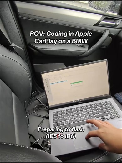 We can add OEM CarPlay for cars up to 11 years old. #BMW #applecarplay #pov #9to5 #newcar