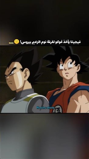 فيجيتا يأخذ غوكو إلى غرفة نوم الزعيم بيروس! 🤫😴 #dragonball#دراغون_بول#dbsedit#انمي#goku#vegeta#anime