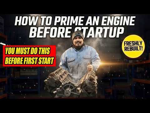 How to Prime an Engine Oil Pump (DIY Budget Rebuild) — Prevent Dry Start on First Startup!