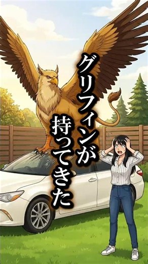 グリフィンを飼ったら車が買えなくなった話/ 怪異遭遇記録：グリフィン しぶしぶ