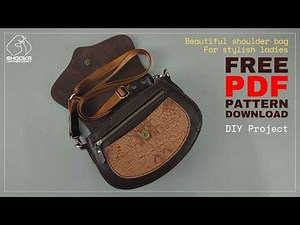 How to make the best Luxury leather shoulder bag for lady | making in home | Crossbody bag