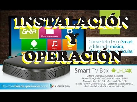 SMART TV BOX GAC 003 Instalation and operation