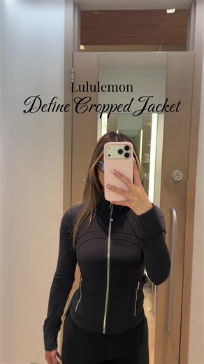 Lululemon Define Cropped Jacket Try-On Review
