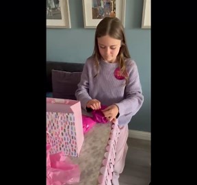 Birthday gift unboxing reveals a viral squishy dumpling