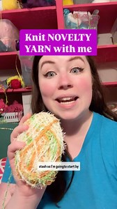 2.4K views · 394 reactions | should I do more stash busting? have you ever used a novelty yarn? #knitting #knitspiration #handmade #stashbuster #yarnstash #pov #funny #knitwashcloth | Virginia K. Knits | Facebook