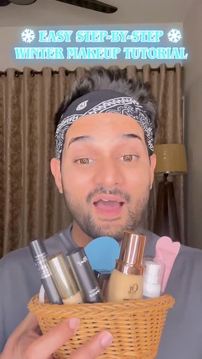 A simple,easy, step-by-step winter makeup tutorial to help you achieve a soft, flawless, hydrated look. Perfect for beginners who want a smooth, dewy winter glow! ❄️💄 [soft glam, winter makeup, dewy finish, hydrating base, beginner friendly, step by step look, everyday glam, makeup for winters, smooth application, glowing skin] #wintermakeup #makeuptutorial #beginnersmakeup #makeuptips #viralreels | Glam by Owais