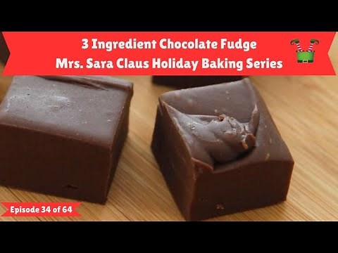 Easy 3 Minute Chocolate Fudge - (3 Ingredients) | Sweet Tooth Sara