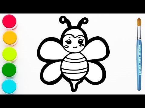 How to Draw a Bee | Step by Step