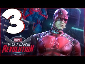 MARVEL FUTURE REVOLUTION Full Walkthrough Part 3 Central City DareDevil! (Mobile)