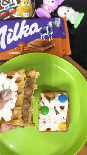 Milka Waffle recipe that actually tastes store-bought #easyrecipe #chocolate #hack