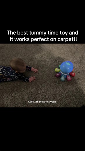 @Baby Einstein Ocean Explorers Go Opus Go 4-in-1 Crawl & Chase Activity Learning Toy, Music and Lights, Ages 3 Months to 5 Years. Has 4 modes, tummy time, sit & play, dance & chase! #tummytimeactivities #babytoys #toddlerfun