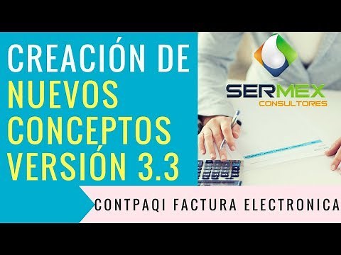 CONTPAQi Factura Electrónica - Configuración de Conceptos para emisión de CFDI versión 3.3