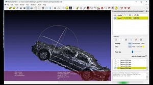 Tutoriel Photogrammétrie Partie 4 - Traitement du nuage de points generé sous colmap avec meshlab - VideoTutoriels