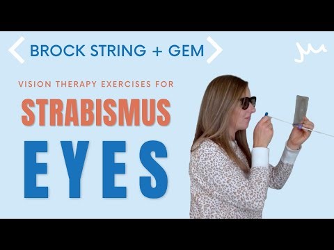 Brock String + GEM: Vision Therapy Exercise for Strabismus or Lazy Eye