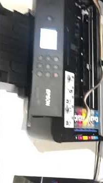 Print head cleaning on xp15000 converted to DTF white channels severely clogged. Updated video out