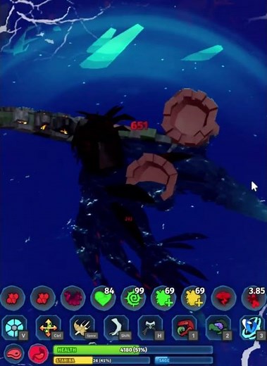 Golgaroth doesn’t stand a chance against Eigion Warden without hunker | Creatures of Sonaria Roblox