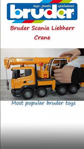 Bruder Scania R-Series Liebherr Crane Truck #bruder #crane #brudertoy #brudertoys #truck