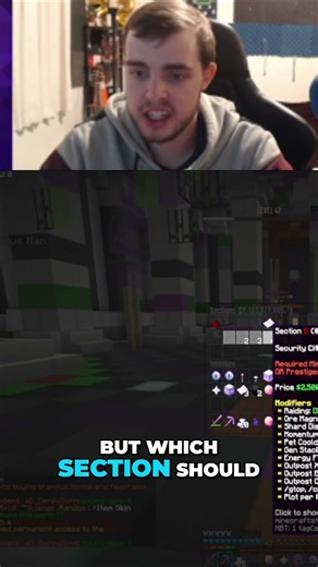 Minecraft Cosmic Prisons: Buying My First Plot! #shorts