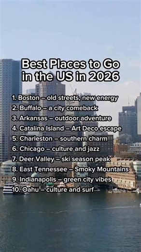 2026 is for exploring closer to home 🇺🇸 Source: CN Traveler #2026Travel #USATravel #TravelIdeas #TravelGuide #SmarterTravel | SmarterTravel