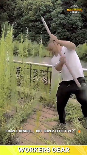 Adjustable & Efficient Weed Cutter Tool for Trimming and Clearing in Overgrown Garden Areas